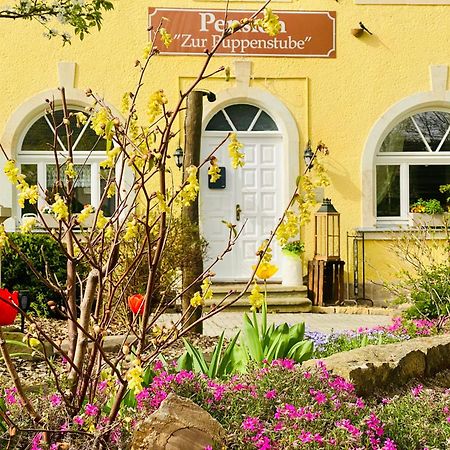Restaurant und Pension Zur Puppenstube Stolpen Bagian luar foto
