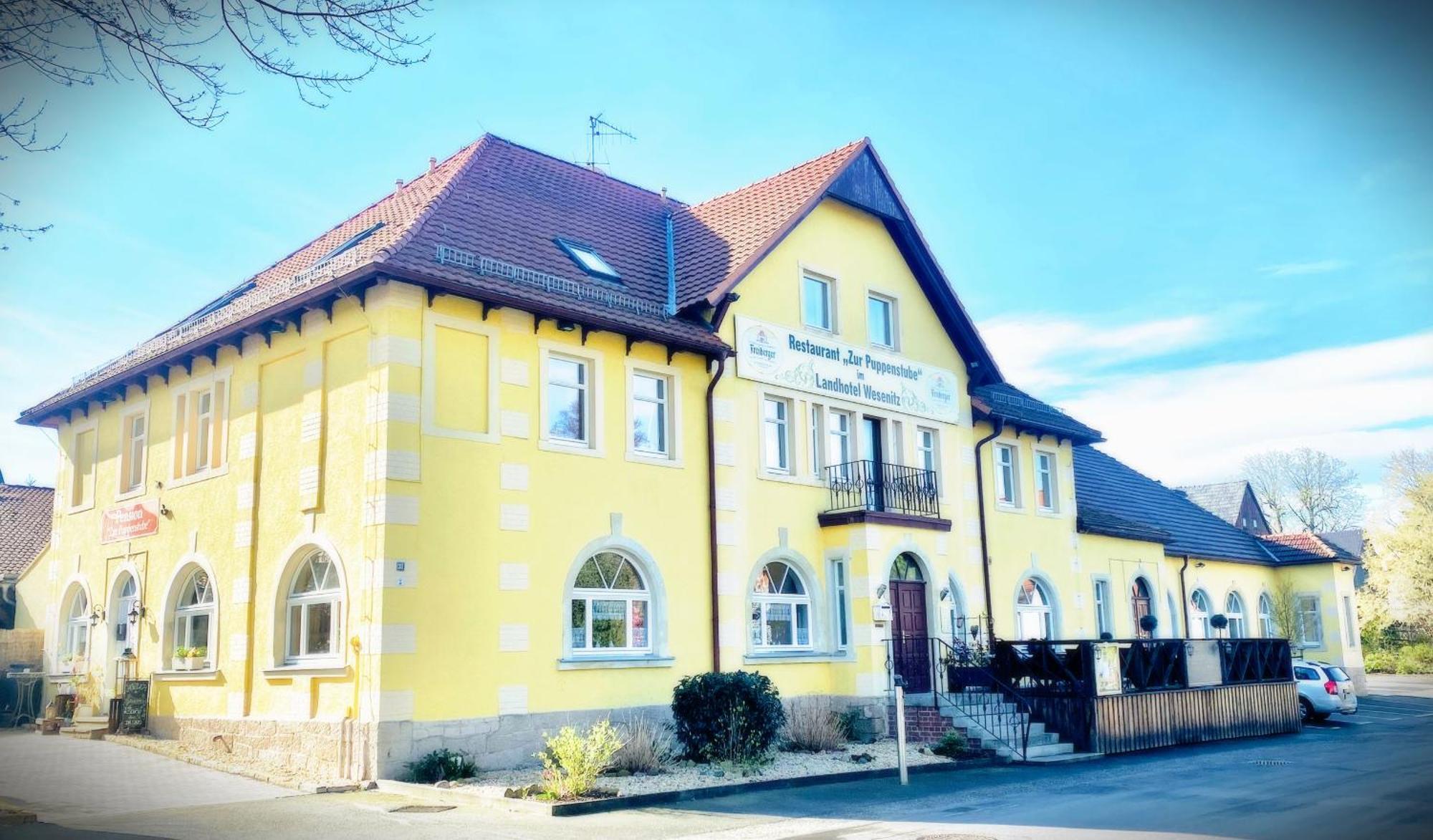 Restaurant und Pension Zur Puppenstube Stolpen Bagian luar foto